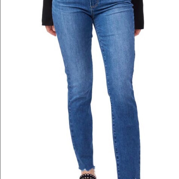 Paige Denim Verdugo ankle jeans frayed hem - Picture 1 of 14